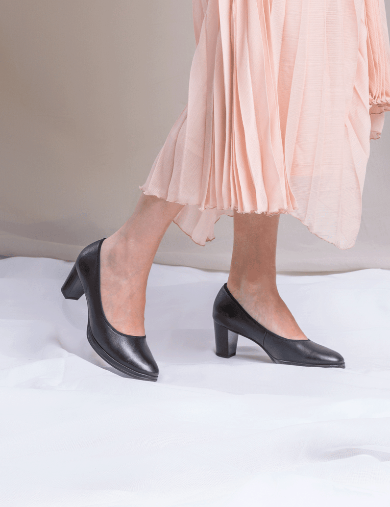 Ara-Glattleder-Klassischer-Pumps-schwarz