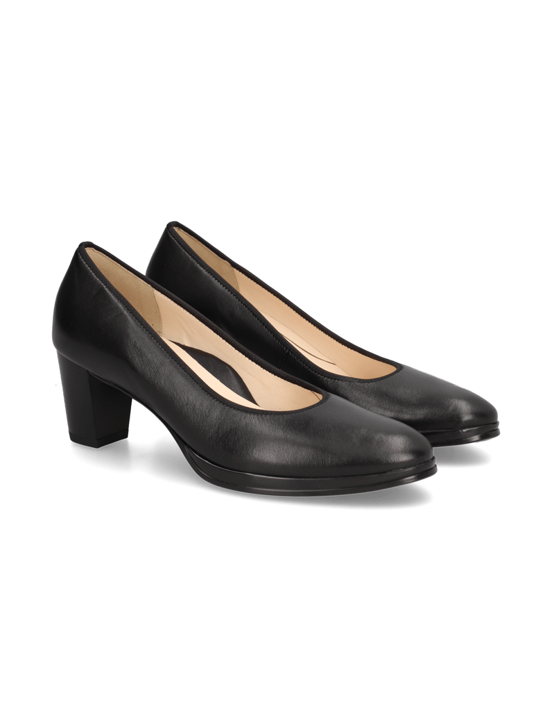 Ara-Glattleder-Klassischer-Pumps-schwarz