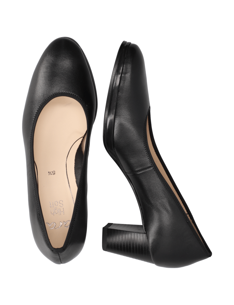 Ara-Glattleder-Klassischer-Pumps-schwarz