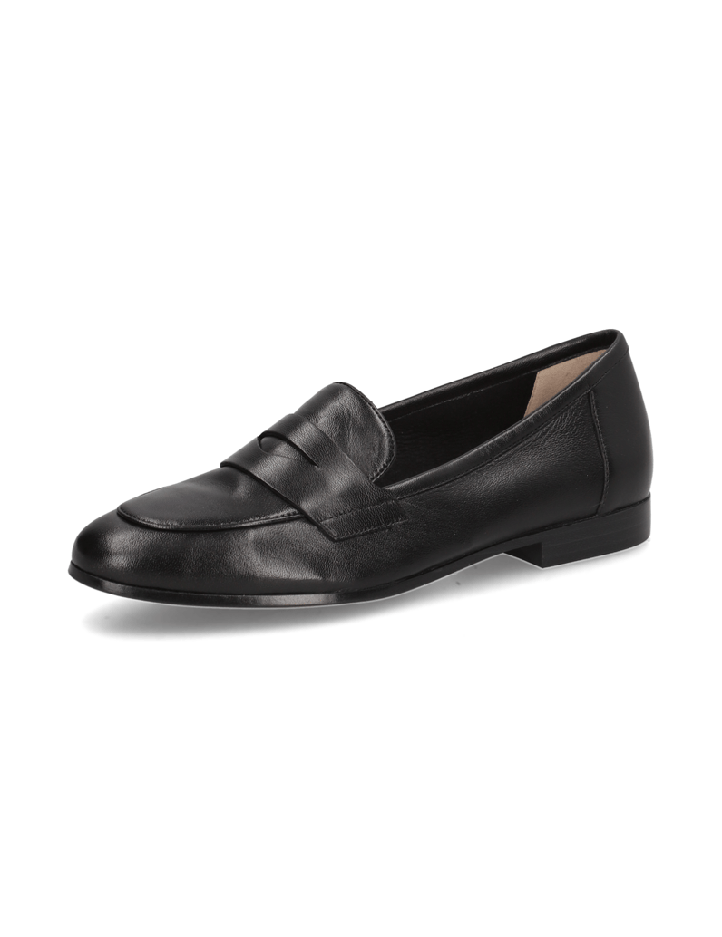 POE-Glattleder-Slipper-schwarz