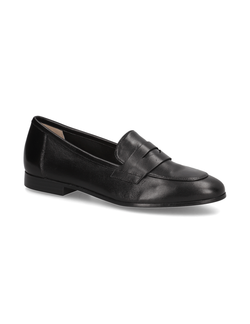 POE-Glattleder-Slipper-schwarz