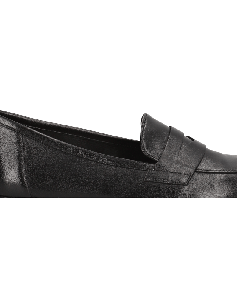 POE-Glattleder-Slipper-schwarz
