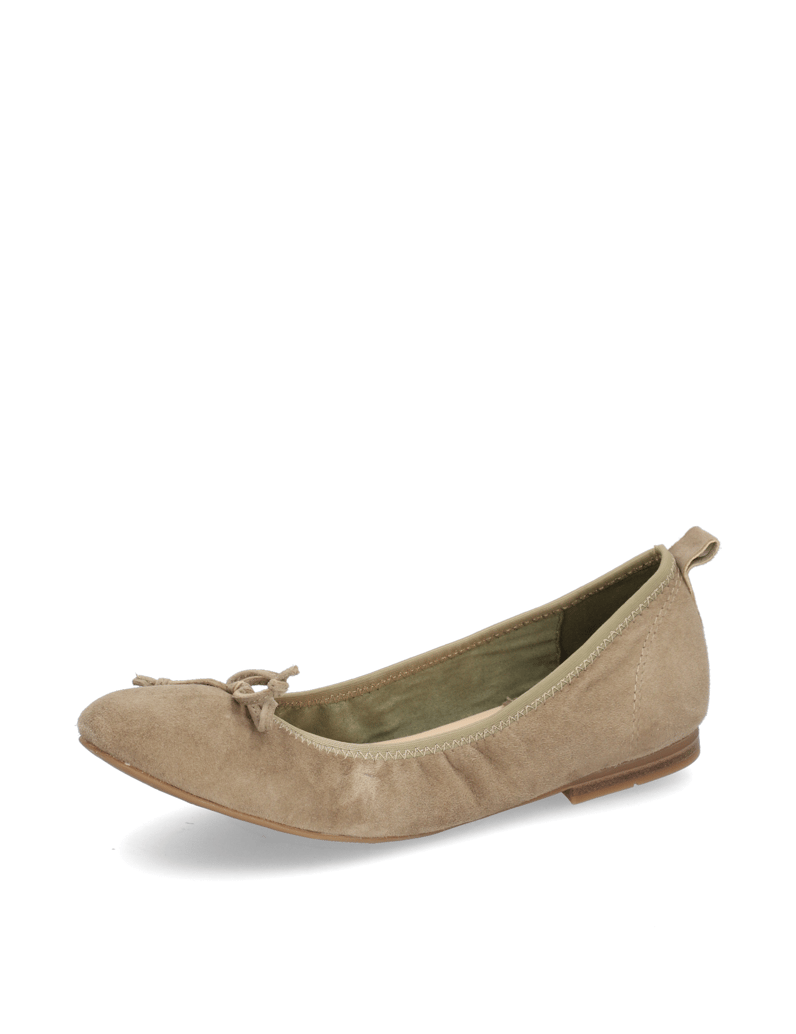 Lazzarini-Veloursleder-Ballerina