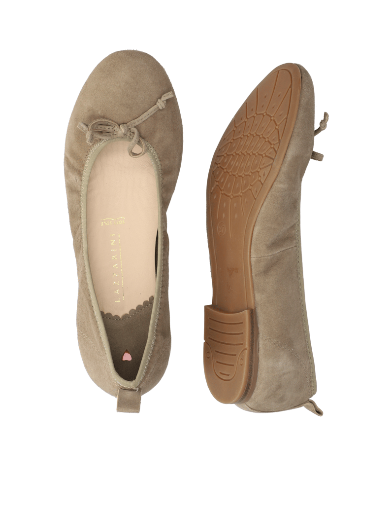 Lazzarini-Veloursleder-Ballerina