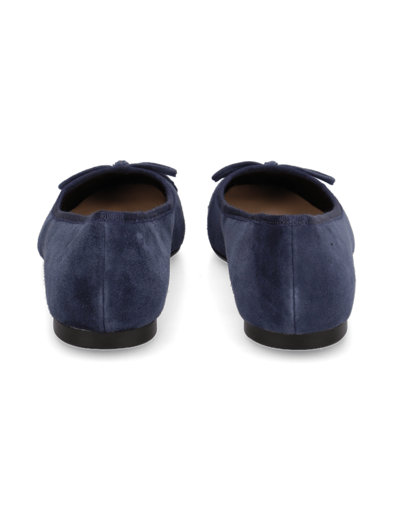 Lazzarini-Veloursleder-Ballerina-blau