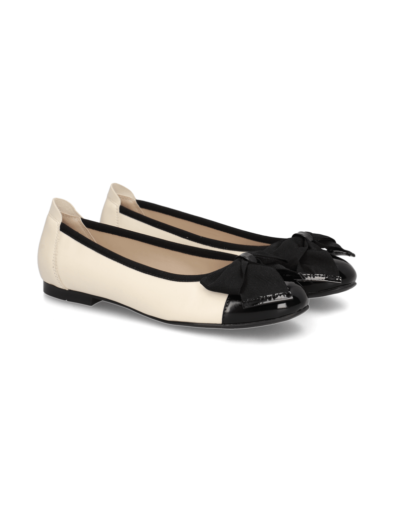 Lazzarini-Glattleder-Ballerina-schwarz