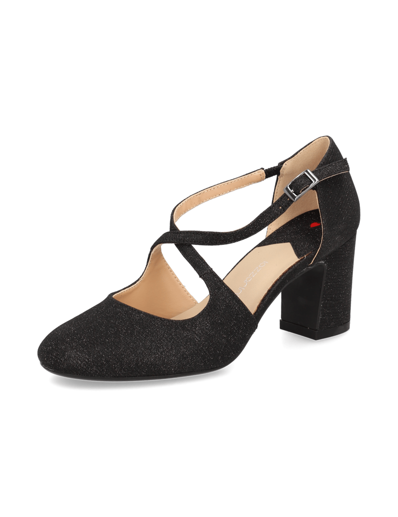 Lazzarini-Textil-Pumps-gold