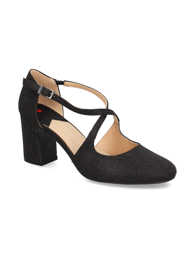 Lazzarini-Textil-Pumps-gold