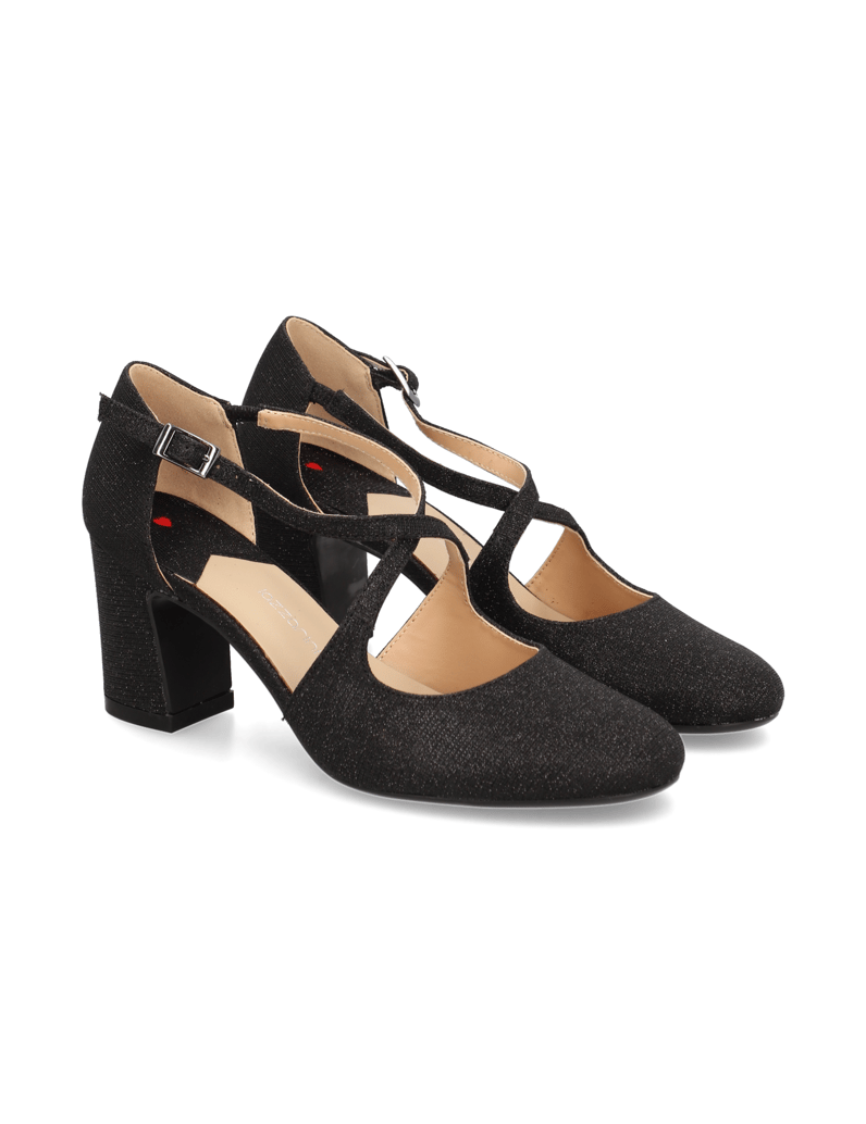 Lazzarini-Textil-Pumps-gold