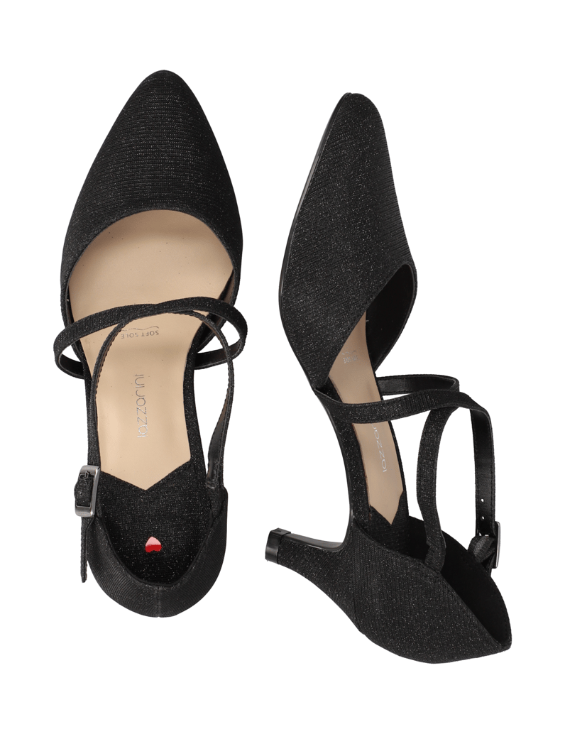 Lazzarini-Textil-Pumps-gold