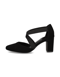 Lazzarini Veloursleder Pumps schwarz