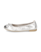 Pat Calvin Glattleder Ballerina silber