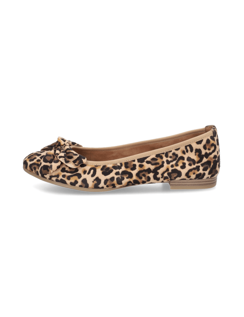 Veloursleder Ballerina