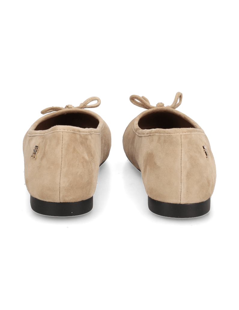 Tommy-Hilfiger-SUEDE-BALLERINA-beige