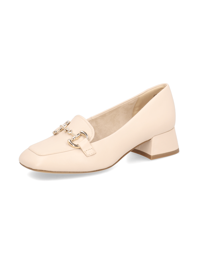 TAMARIS-Glattleder-Pumps-beige