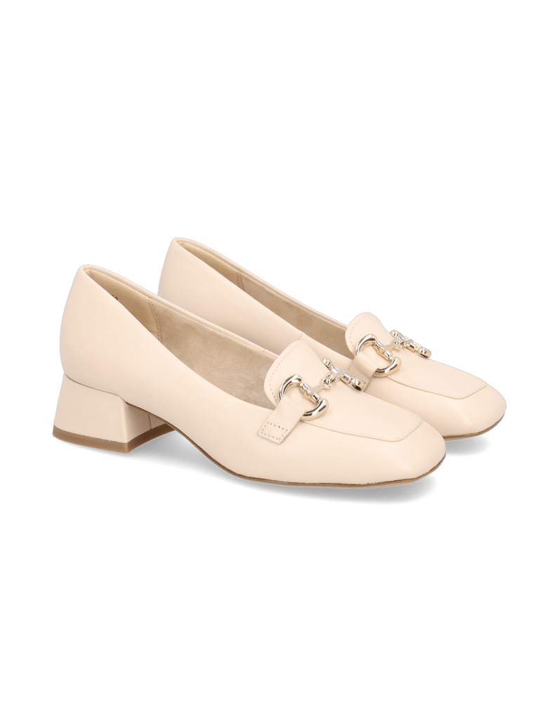 TAMARIS-Glattleder-Pumps-beige