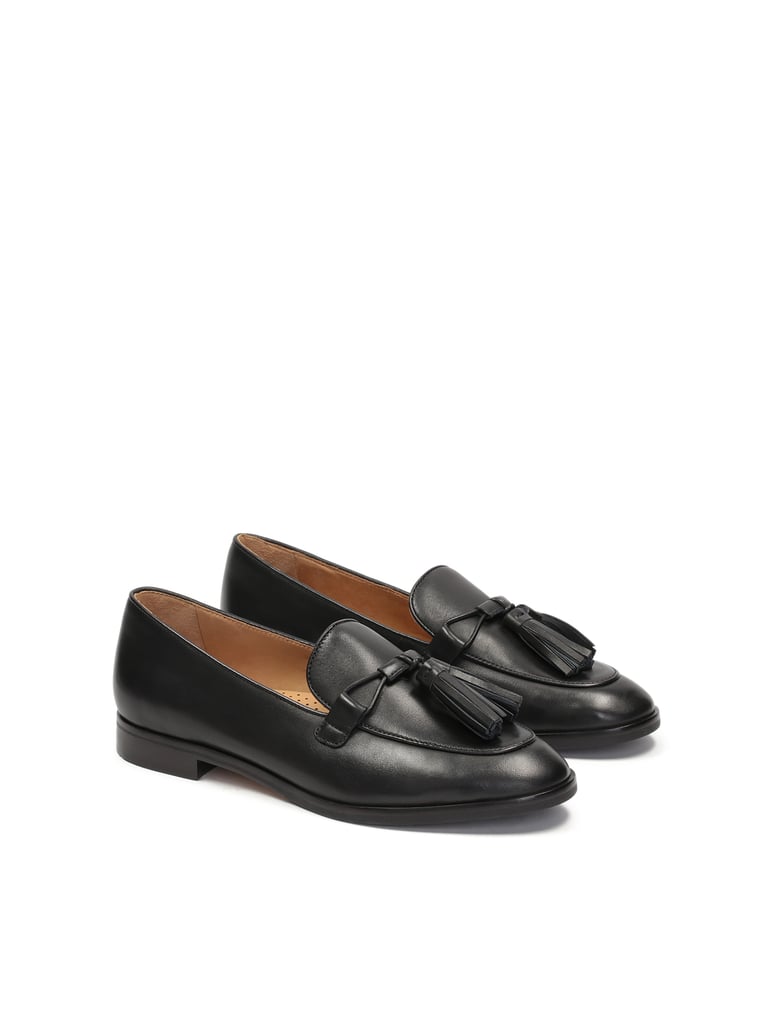 Kazar-Flache-Damenschuhe-mit-Quasten-schwarz