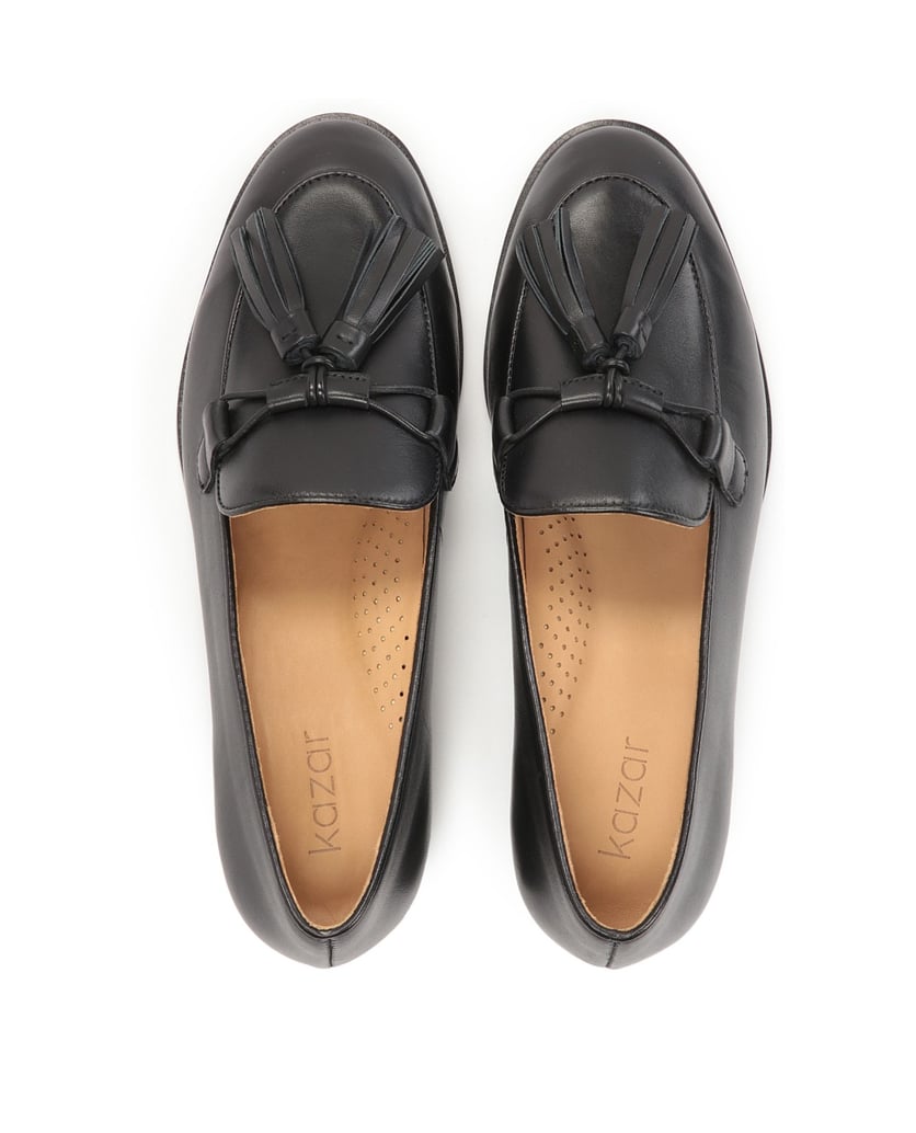 Kazar-Flache-Damenschuhe-mit-Quasten-schwarz