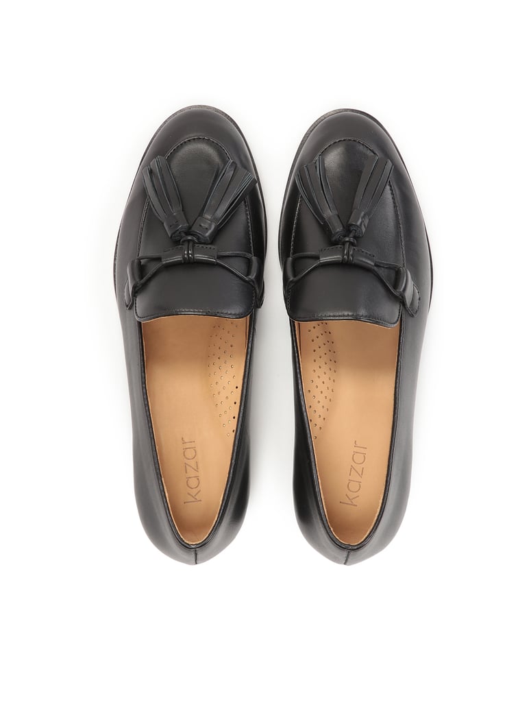 Kazar-Flache-Damenschuhe-mit-Quasten-schwarz