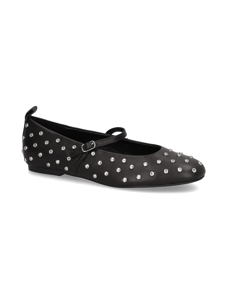 Kate-Gray-Glattleder-Ballerina-schwarz