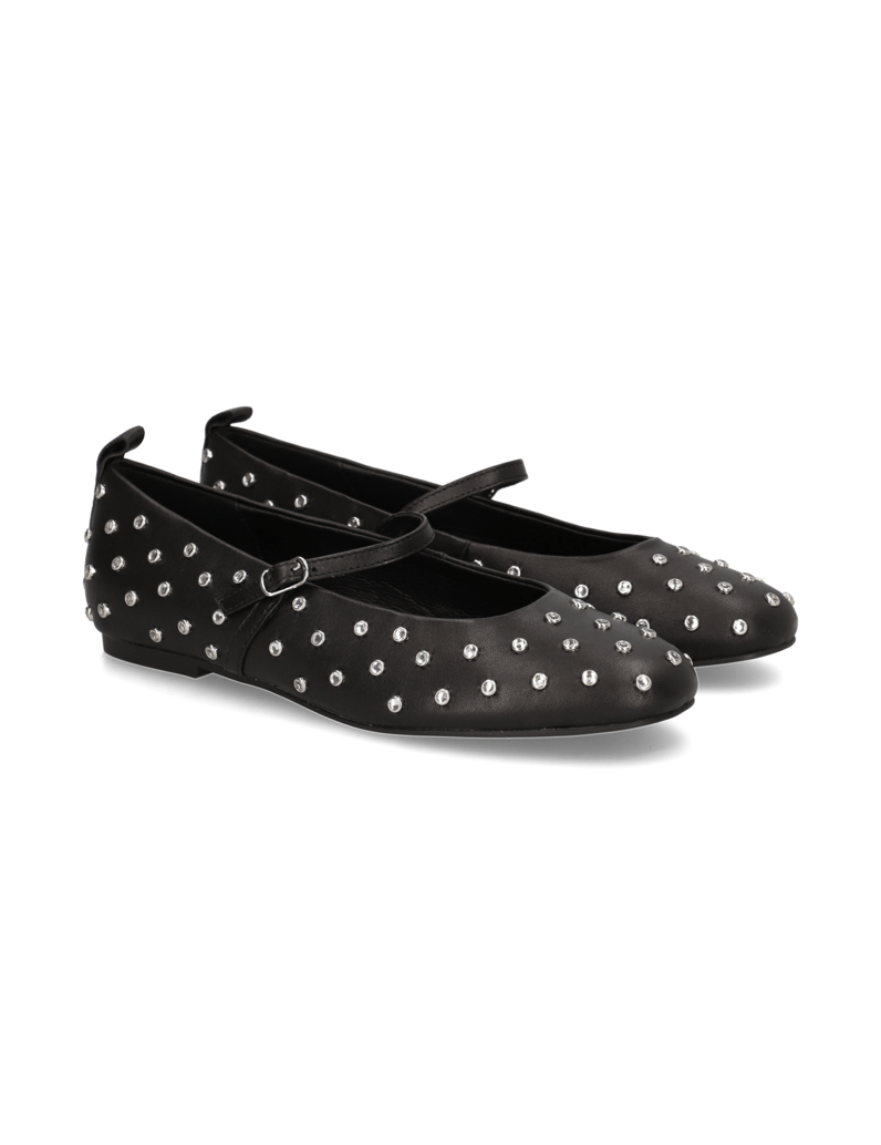 Kate-Gray-Glattleder-Ballerina-schwarz
