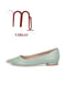 Silvia Schneider Glattleder Ballerina mint
