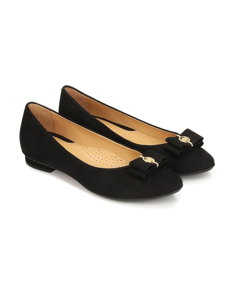 Kazar-Schwarze-Damen-Ballerinas-schwarz