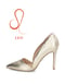 Silvia Schneider Glattleder Pumps gold