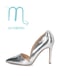 Silvia Schneider Glattleder Pumps silber