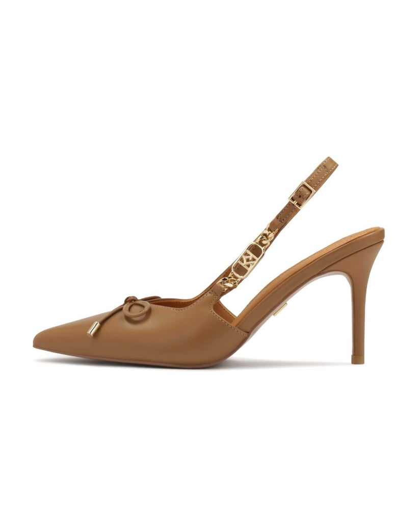 Kazar-Braune-Pumps-mit-Schleife-und-Metallverzierung-braun