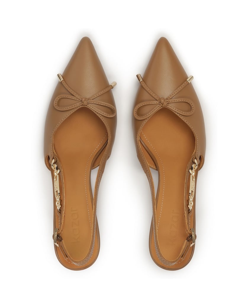 Kazar-Braune-Pumps-mit-Schleife-und-Metallverzierung-braun