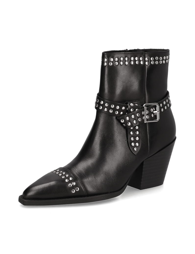 Kate-Gray-Glattleder-Stiefelette-schwarz