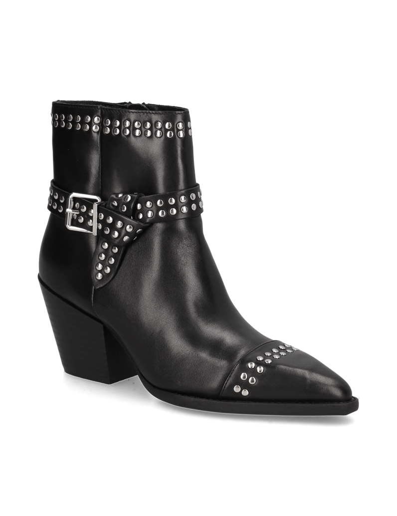 Kate-Gray-Glattleder-Stiefelette-schwarz