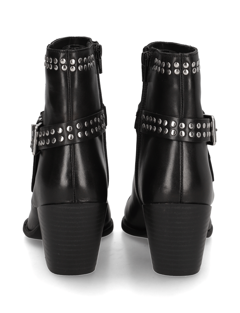 Kate-Gray-Glattleder-Stiefelette-schwarz