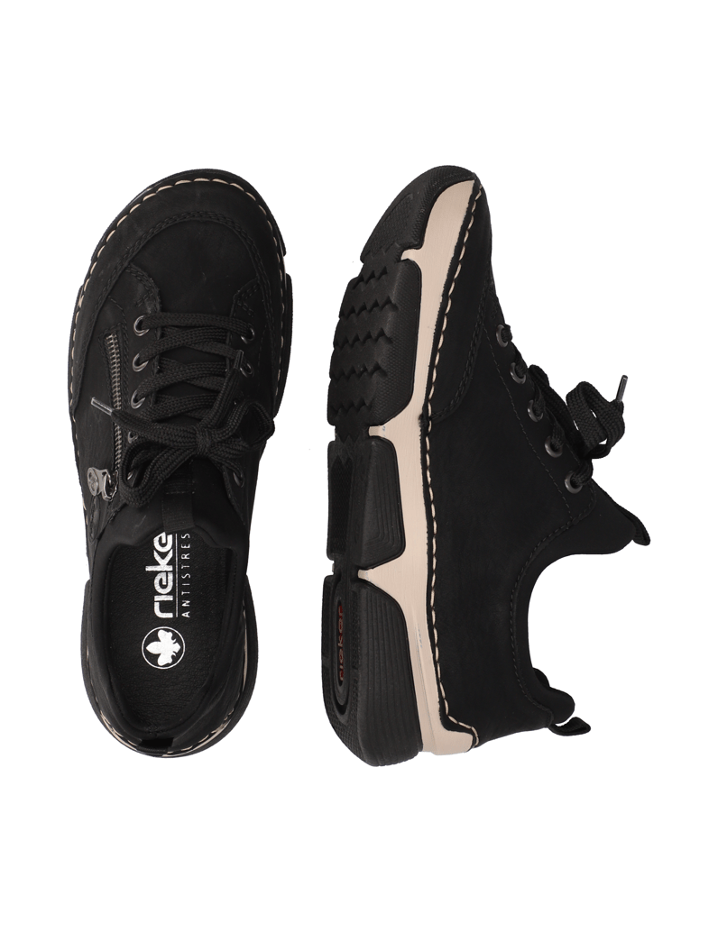 Rieker-Textil-Sneaker-schwarz