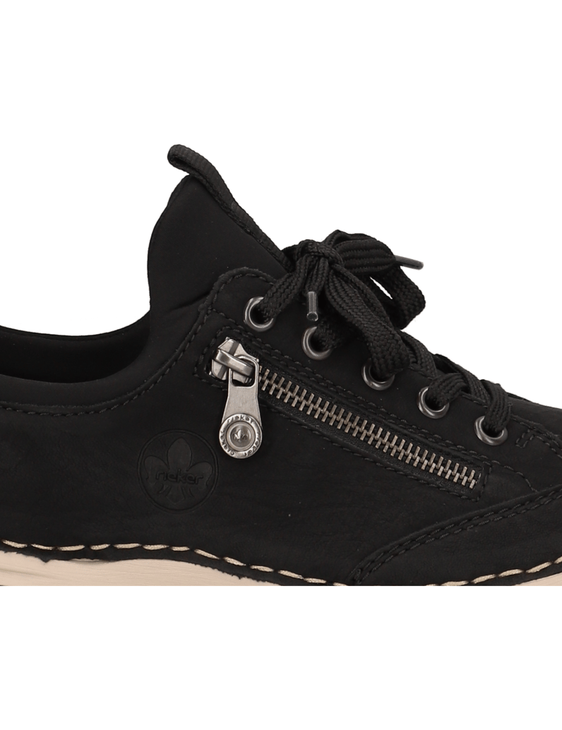 Rieker-Textil-Sneaker-schwarz