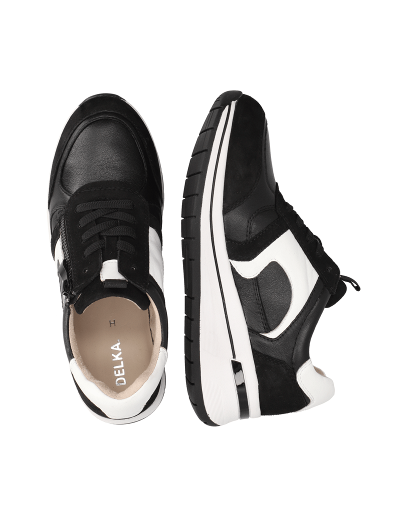 DELKA-Sneaker-schwarz