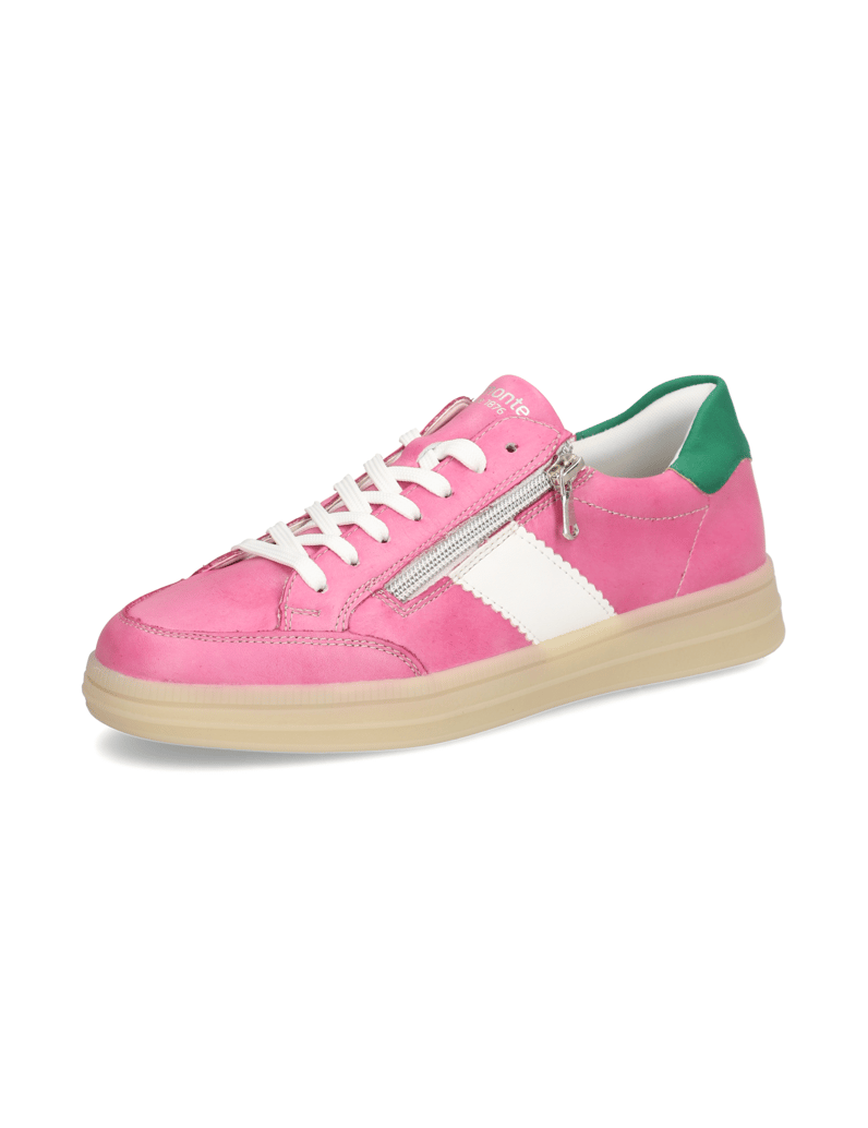 Remonte-Glattleder-Sneaker-pink