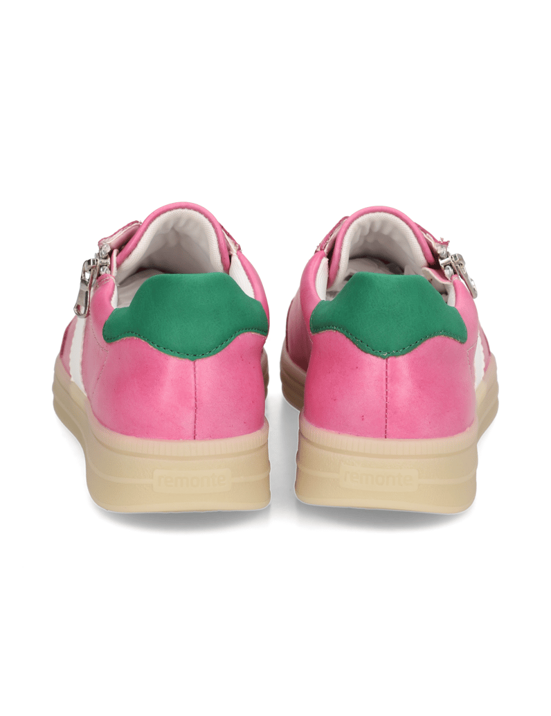 Remonte-Glattleder-Sneaker-pink