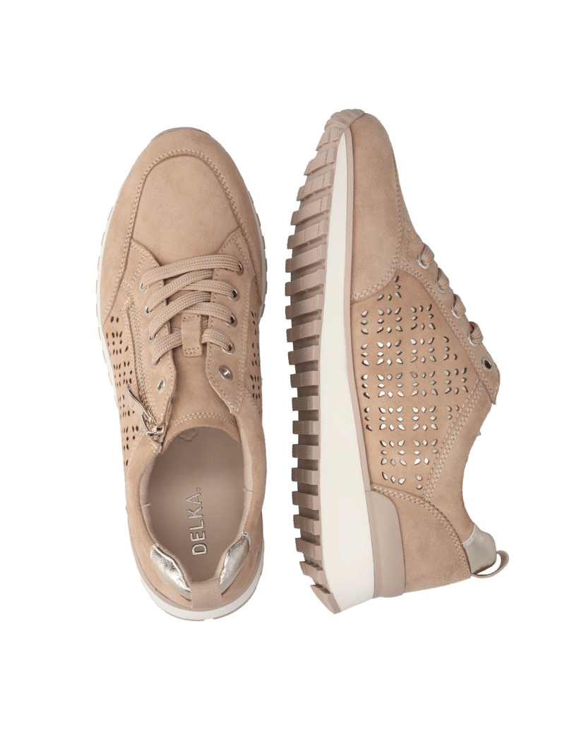 DELKA-Sneaker-beige