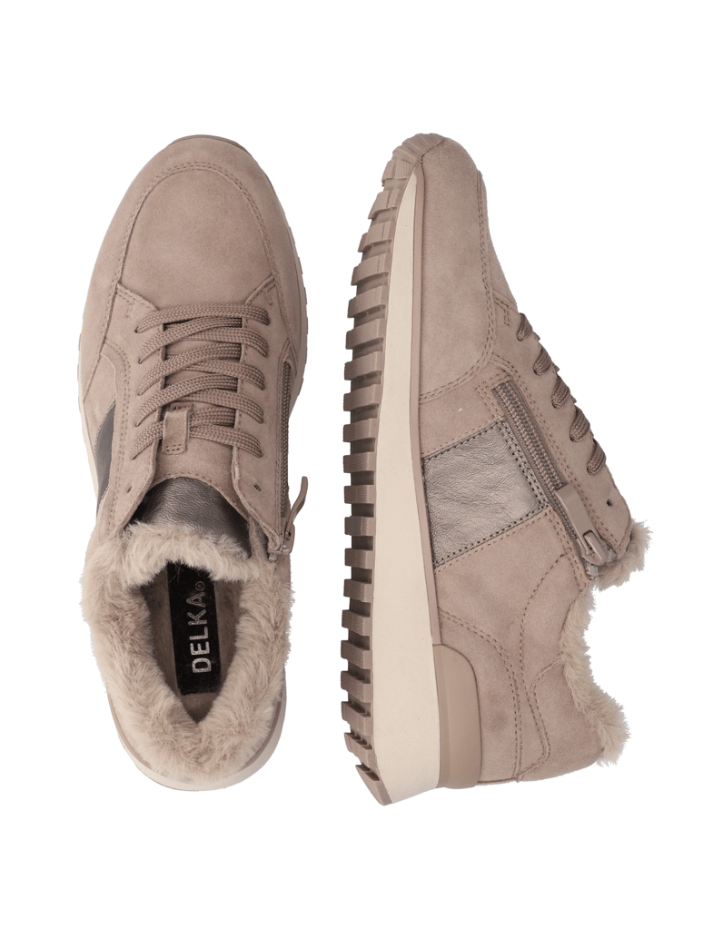 DELKA-Sneaker-beige