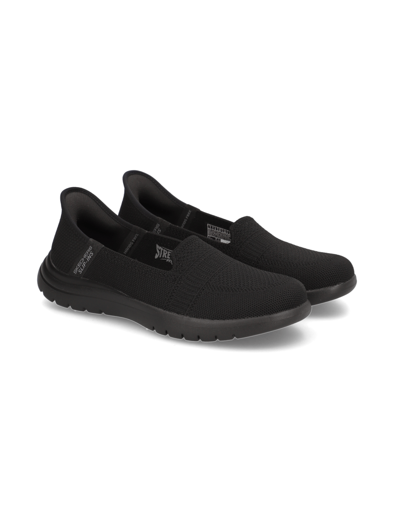 Skechers-SLIP-INS---CAMELLIA-schwarz