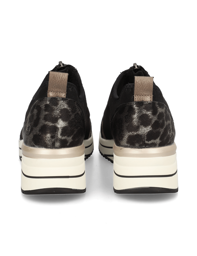 Remonte-Textil-Slipper-sportiv-schwarz