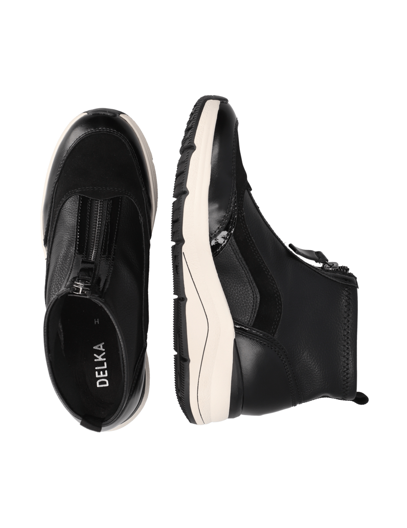DELKA-Sneaker-Mid-Cut-schwarz