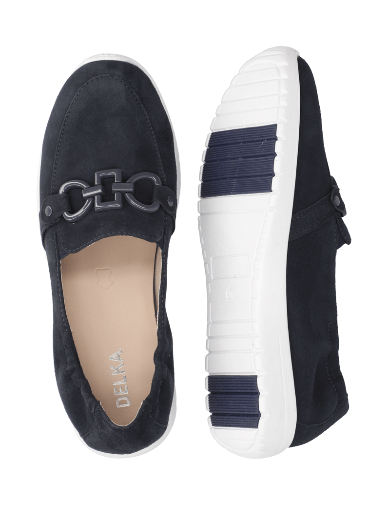 DELKA-Slipper-sportiv-beige