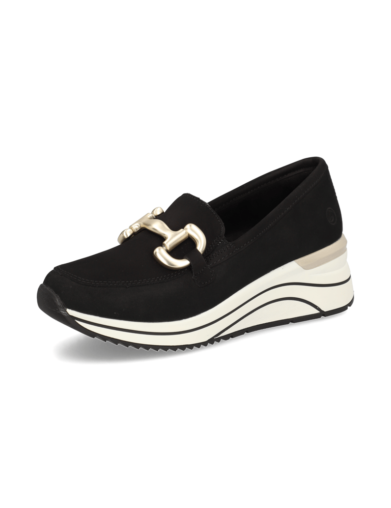 Remonte-Slipper-schwarz