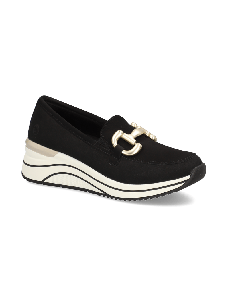Remonte-Slipper-schwarz