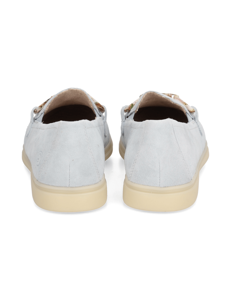 Remonte-Veloursleder-Slipper-beige