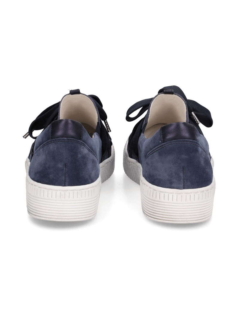 Gabor-Veloursleder-Sneaker-weiss