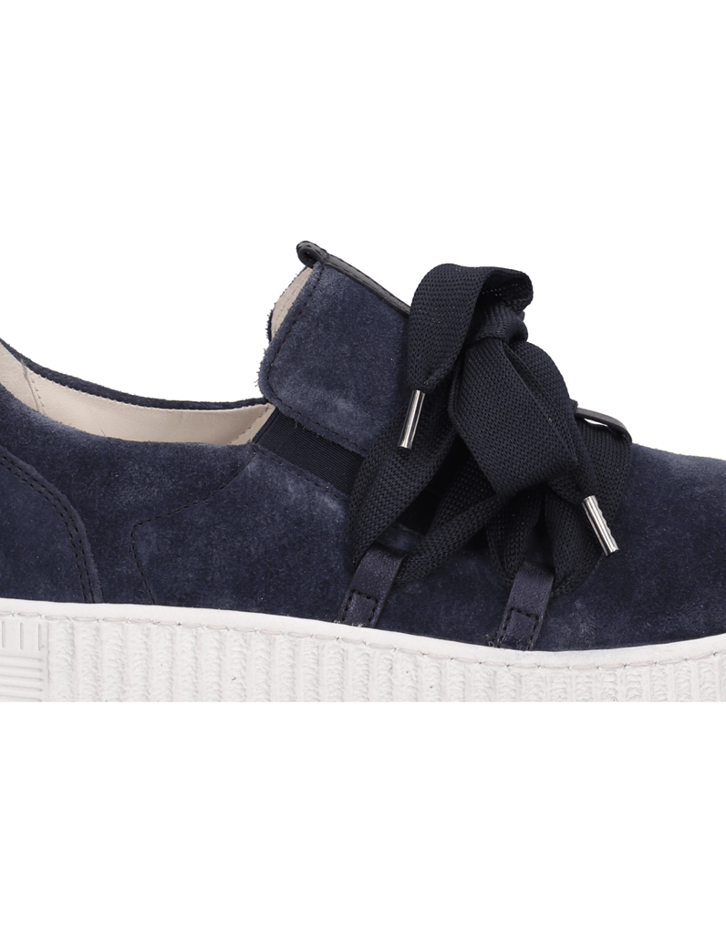 Gabor-Veloursleder-Sneaker-weiss